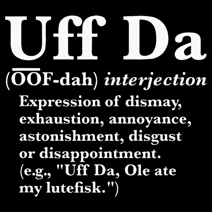 Uff Da Definition Flexfit Unipanel Trucker Cap