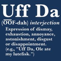 Uff Da Definition Infant Baby Jersey Bodysuit