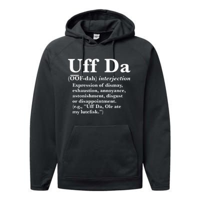 Uff Da Definition Performance Fleece Hoodie