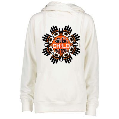 Unity Day Daisy We Wear Orange Womens Funnel Neck Pullover Hood