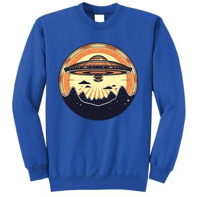 Ufo Day Design Gift Tall Sweatshirt