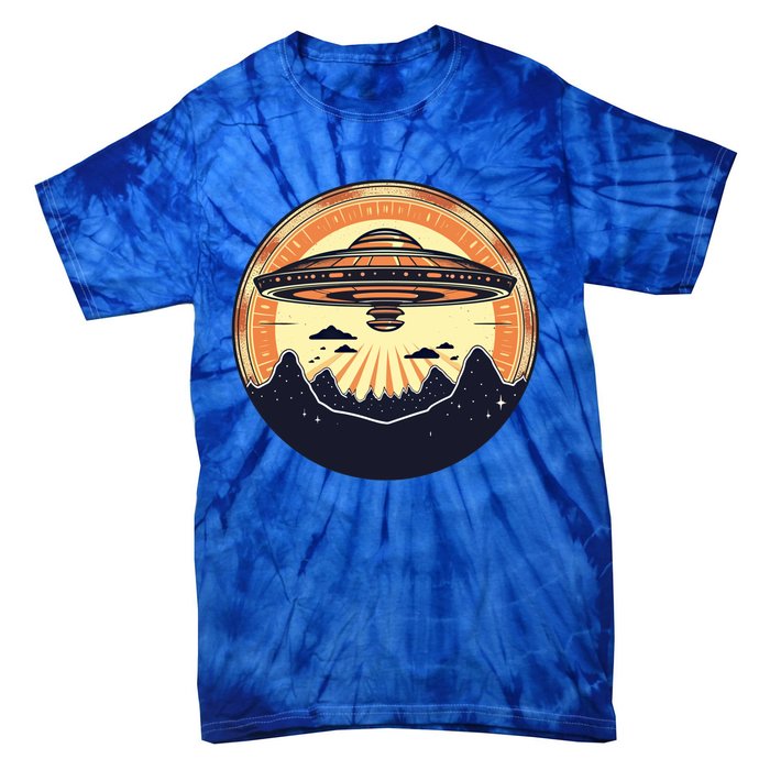 Ufo Day Design Gift Tie-Dye T-Shirt