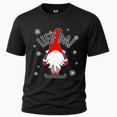 Uff Da Danish Gnome Scandinavian Tomte Nordic Christmas Performance Shirt