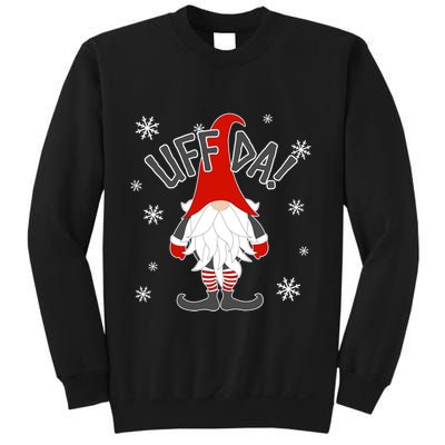 Uff Da Danish Gnome Scandinavian Tomte Nordic Christmas Sweatshirt