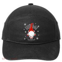 Uff Da Danish Gnome Scandinavian Tomte Nordic Christmas 7-Panel Snapback Hat