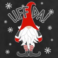 Uff Da Danish Gnome Scandinavian Tomte Nordic Christmas Adult Drive Performance Visor