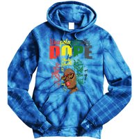 Unapologetically Dope Drip Afro Black History Juneteenth Funny Gift Tie Dye Hoodie