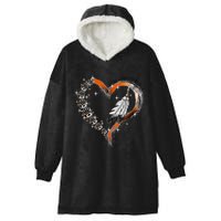 Unity Day Daisy We Wear Orange For Unity Day Hooded Wearable Blanket