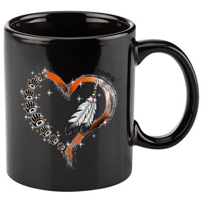 Unity Day Daisy We Wear Orange For Unity Day 11oz C Handle Ceramic Mug