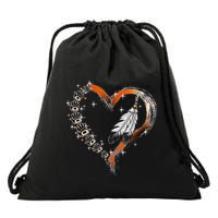 Unity Day Daisy We Wear Orange For Unity Day Drawstring Bag