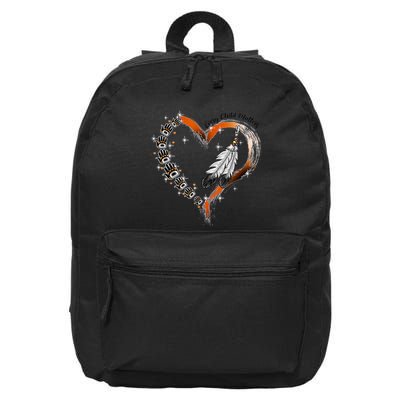 Unity Day Daisy We Wear Orange For Unity Day 16 in Basic Backpack