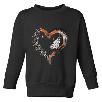 Unity Day Daisy We Wear Orange For Unity Day Toddler Sweatshirt
