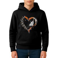Unity Day Daisy We Wear Orange For Unity Day Kids Hoodie