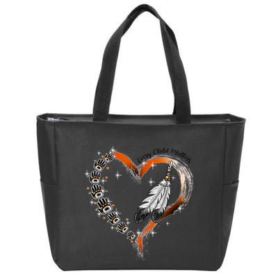 Unity Day Daisy We Wear Orange For Unity Day Zip Tote Bag