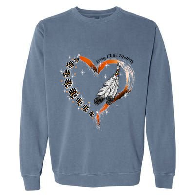 Unity Day Daisy We Wear Orange For Unity Day Garment-Dyed Sweatshirt