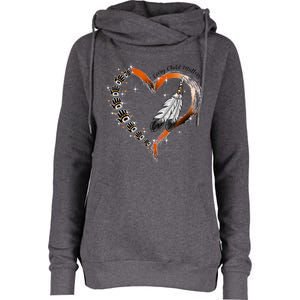 Unity Day Daisy We Wear Orange For Unity Day Womens Funnel Neck Pullover Hood