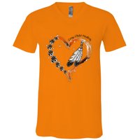 Unity Day Daisy We Wear Orange For Unity Day V-Neck T-Shirt