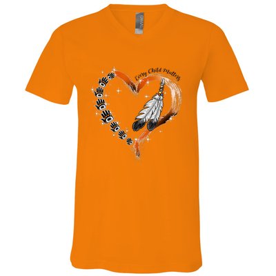 Unity Day Daisy We Wear Orange For Unity Day V-Neck T-Shirt