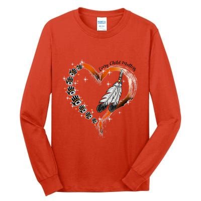 Unity Day Daisy We Wear Orange For Unity Day Tall Long Sleeve T-Shirt