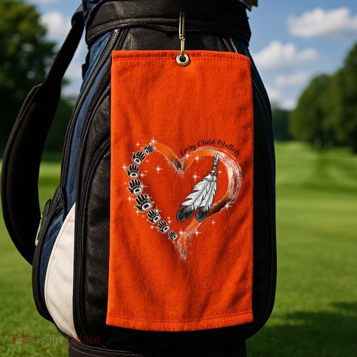 Unity Day Daisy We Wear Orange For Unity Day Golf Towel
