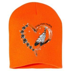 Unity Day Daisy We Wear Orange For Unity Day Short Acrylic Beanie