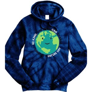 Unity Day Earth Be Kind One World Can Change Tie Dye Hoodie