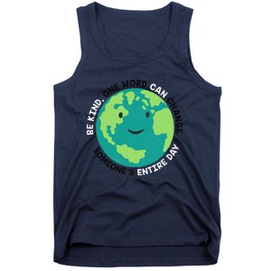 Unity Day Earth Be Kind One World Can Change Tank Top