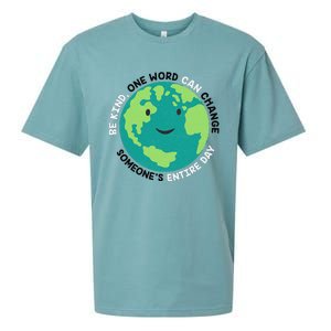 Unity Day Earth Be Kind One World Can Change Sueded Cloud Jersey T-Shirt