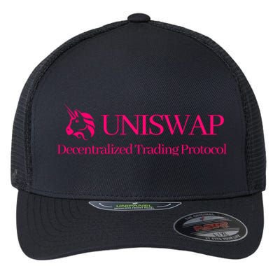 Uniswap Decentralized Exchange Cryptocurrency DeFi Flexfit Unipanel Trucker Cap