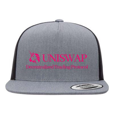 Uniswap Decentralized Exchange Cryptocurrency DeFi Flat Bill Trucker Hat