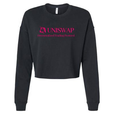 Uniswap Decentralized Exchange Cryptocurrency DeFi Cropped Pullover Crew