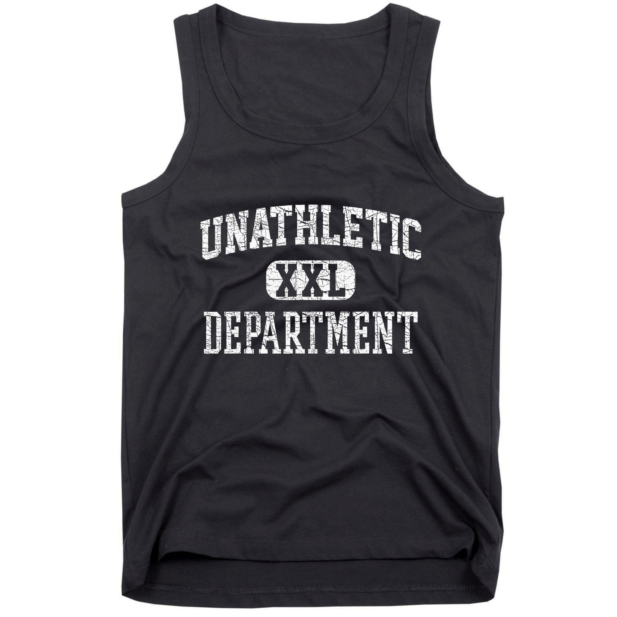 Unathletic Department Funny Sports Humor Wife Gym Girlfriend Tank Top