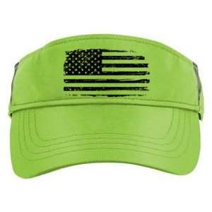 USA Distressed Flag Grunge Patriotic American Merica Pride Adult Drive Performance Visor