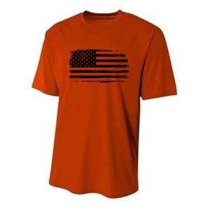 USA Distressed Flag Grunge Patriotic American Merica Pride Youth Performance Sprint T-Shirt