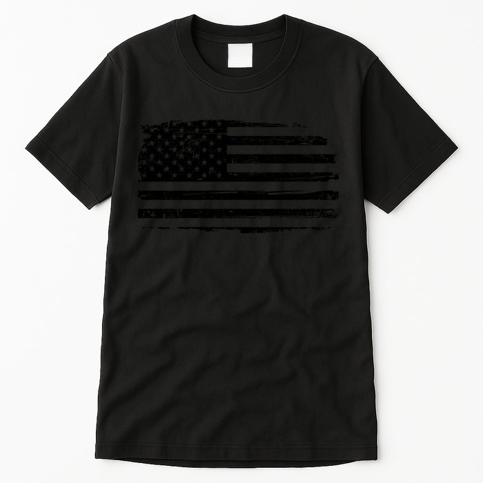 USA Distressed Flag Grunge Patriotic American Merica Pride Tall T-Shirt