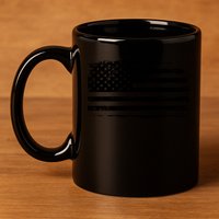 USA Distressed Flag Grunge Patriotic American Merica Pride 11oz C Handle Ceramic Mug