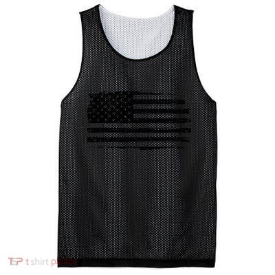 USA Distressed Flag Grunge Patriotic American Merica Pride Mesh Reversible Basketball Jersey Tank