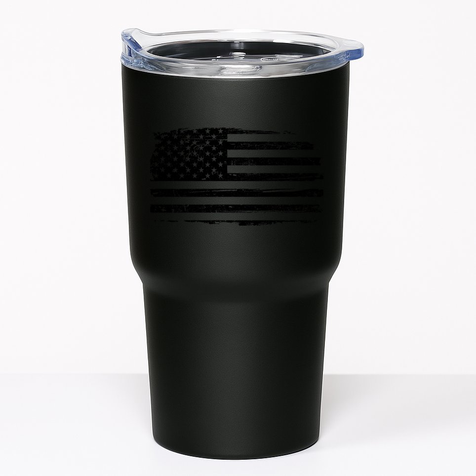 USA Distressed Flag Grunge Patriotic American Merica Pride Tumbler