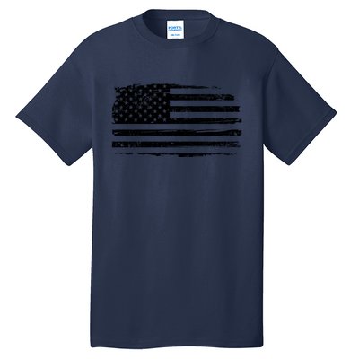 USA Distressed Flag Grunge Patriotic American Merica Pride Tall T-Shirt