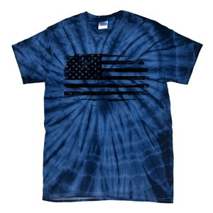 USA Distressed Flag Grunge Patriotic American Merica Pride Tie-Dye T-Shirt