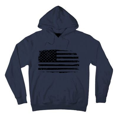 USA Distressed Flag Grunge Patriotic American Merica Pride Tall Hoodie