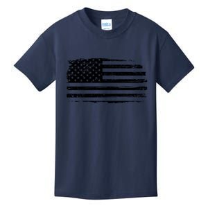 USA Distressed Flag Grunge Patriotic American Merica Pride Kids T-Shirt