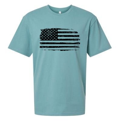 USA Distressed Flag Grunge Patriotic American Merica Pride Sueded Cloud Jersey T-Shirt