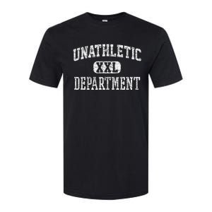 Unathletic Department Funny Sports Humor Wife Gym Girlfriend Softstyle CVC T-Shirt