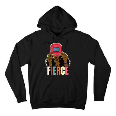 Unapologetically Dope Fierce Black Afro Black History Tall Hoodie