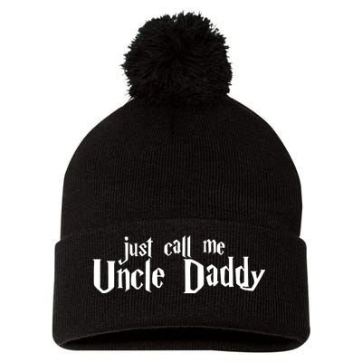 Uncle Daddy Funny Pom Pom 12in Knit Beanie