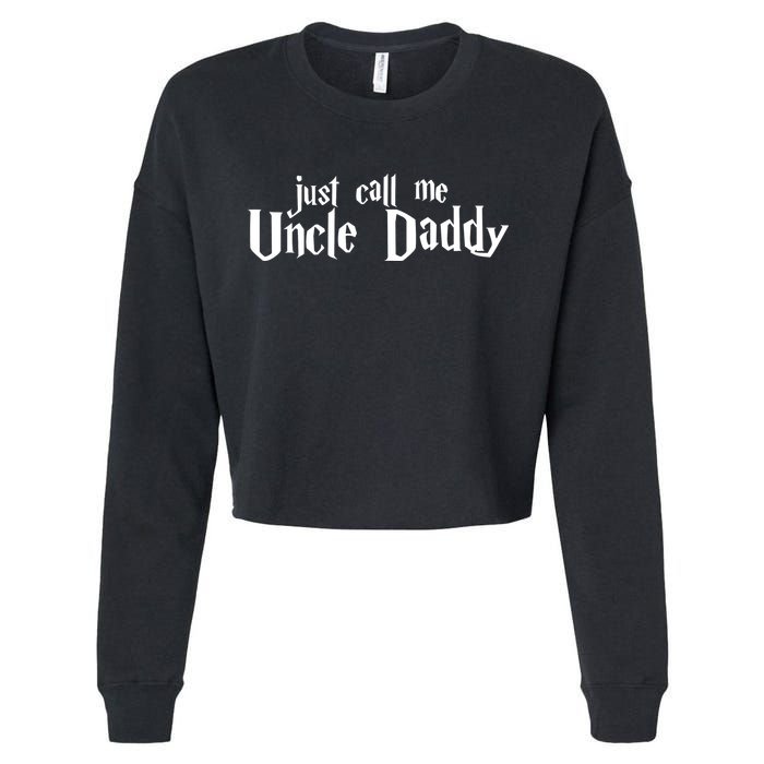 Uncle Daddy Funny Cropped Pullover Crew