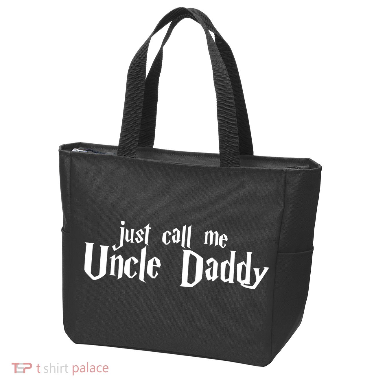 Uncle Daddy Funny Zip Tote Bag