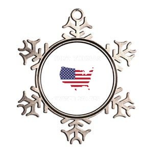 Usa Distressed Flag Fort Thomas Pride Gift Metallic Star Ornament