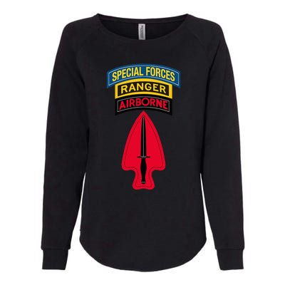 Usasoc Delta Force Ranger Sf Tab Sfod D Center Womens California Wash Sweatshirt